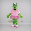 Custom Green and Pink Crocodile Mascot Costume Adult Full Body Suit for School Events Custom Green and Pink Crocodile Mascot Costume Adult Full Body Suit for School Events