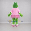 Custom Green and Pink Crocodile Mascot Costume Adult Full Body Suit for School Events Custom Green and Pink Crocodile Mascot Costume Adult Full Body Suit for School Events