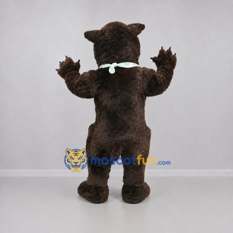 Custom Brown and White Bear Mascot Costume Adult Full Body Suit for Wildlife Events Custom Brown and White Bear Mascot Costume Adult Full Body Suit for Wildlife Events