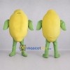 Custom Yellow and Green Lemon Mascot Costume Adult Full Body Suit for Food Festivals