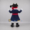 Custom Gray and Navy Blue Pirate Lemur Mascot Costume Adult Full Body Suit for Pirate Parties Custom Gray and Navy Blue Pirate Lemur Mascot Costume Adult Full Body Suit for Pirate Parties