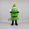 Custom Green and Yellow Christmas Tree Mascot Costume Adult Full Body Suit for Christmas Events Custom Green and Yellow Christmas Tree Mascot Costume Adult Full Body Suit for Christmas Events