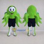 Custom Green and Black Octopus Mascot Costume Adult Full Body Suit for Marine Events
