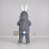 Custom Gray and White Rabbit Mascot Costume Adult Full Body Suit for Easter Events Custom Gray and White Rabbit Mascot Costume Adult Full Body Suit for Easter Events
