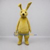 Custom Yellow Rabbit Mascot Costume Adult Full Body Suit for Easter Events Custom Yellow Rabbit Mascot Costume Adult Full Body Suit for Easter Events