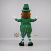 Custom Green and Gold Leprechaun Mascot Costume Adult Full Body Suit for St Patricks Day Events Custom Green and Gold Leprechaun Mascot Costume Adult Full Body Suit for St Patricks Day Events