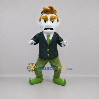 Custom Green Leprechaun Mascot Costume Adult Full Body Suit for St Patricks Day Events Custom Green Leprechaun Mascot Costume Adult Full Body Suit for St Patricks Day Events