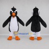 Custom Black and White Penguin Mascot Costume Adult Full Body Suit for Marine Events