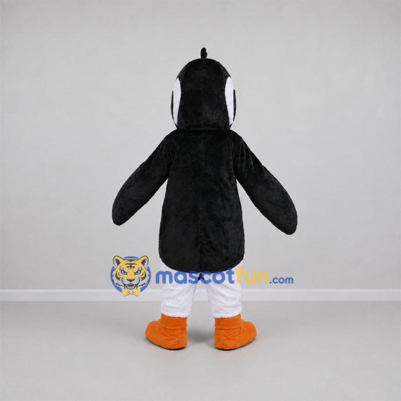 Custom Black and White Penguin Mascot Costume Adult Full Body Suit for Marine Events