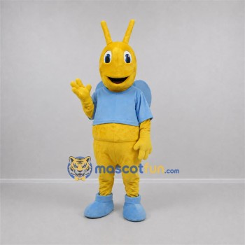 Custom Yellow and Blue Butterfly Mascot Costume Adult Full Body Suit for Nature Events Custom Yellow and Blue Butterfly Mascot Costume Adult Full Body Suit for Nature Events
