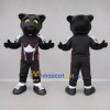 Custom Black and White Panther Mascot Costume Adult Full Body Suit for Sports Events Custom Black and White Panther Mascot Costume Adult Full Body Suit for Sports Events