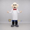 Custom White and Red Scientist Mascot Costume Adult Full Body Suit for Science Events Custom White and Red Scientist Mascot Costume Adult Full Body Suit for Science Events