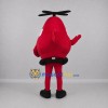 Custom Red and Black Helicopter Mascot Costume Adult Full Body Suit for Aviation Events Custom Red and Black Helicopter Mascot Costume Adult Full Body Suit for Aviation Events