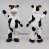 Custom Black and White Cow Mascot Costume Adult Full Body Suit for Farm Events Custom Black and White Cow Mascot Costume Adult Full Body Suit for Farm Events