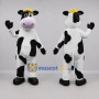 Custom Black and White Cow Mascot Costume Adult Full Body Suit for Farm Events