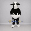 Custom Black and White Cow Mascot Costume Adult Full Body Suit for Farm Events Custom Black and White Cow Mascot Costume Adult Full Body Suit for Farm Events
