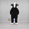 Custom Black and White Cow Mascot Costume Adult Full Body Suit for Farm Events Custom Black and White Cow Mascot Costume Adult Full Body Suit for Farm Events