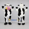 Custom Black and White Cow Mascot Costume Adult Full Body Suit for Farm Events Custom Black and White Cow Mascot Costume Adult Full Body Suit for Farm Events
