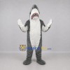 Custom Gray and White Shark Mascot Costume Adult Full Body Suit for Marine Events