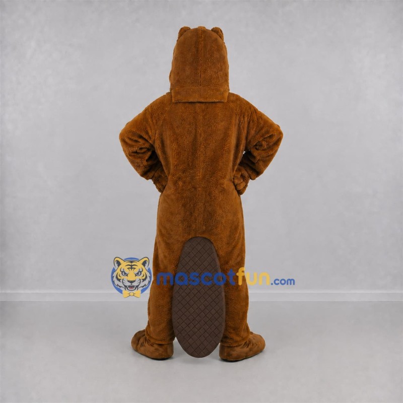Custom Brown Beaver Mascot Costume Adult Full Body Suit for Wildlife Events Custom Brown Beaver Mascot Costume Adult Full Body Suit for Wildlife Events