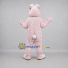Custom Pink and White Rabbit Mascot Costume Adult Full Body Suit for Easter Events Custom Pink and White Rabbit Mascot Costume Adult Full Body Suit for Easter Events