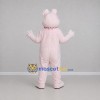 Custom Pink and White Rabbit Mascot Costume Adult Full Body Suit for Easter Events Custom Pink and White Rabbit Mascot Costume Adult Full Body Suit for Easter Events