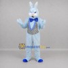 Custom Light Blue and White Easter Bunny Mascot Costume Adult Full Body Suit for Easter Events Custom Light Blue and White Easter Bunny Mascot Costume Adult Full Body Suit for Easter Events