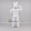 Custom White and Pink Easter Bunny Mascot Costume Adult Full Body Suit for Easter Events Custom White and Pink Easter Bunny Mascot Costume Adult Full Body Suit for Easter Events