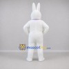 Custom White and Lavender Easter Bunny Mascot Costume Adult Full Body Suit for Easter Events Custom White and Lavender Easter Bunny Mascot Costume Adult Full Body Suit for Easter Events