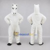 Custom White Horse Mascot Costume Adult Full Body Suit for Equestrian Events