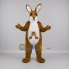 Custom Brown and White Kangaroo Mascot Costume Adult Full Body Suit for Wildlife Events Custom Brown and White Kangaroo Mascot Costume Adult Full Body Suit for Wildlife Events