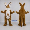 Custom Brown and White Kangaroo Mascot Costume Adult Full Body Suit for Wildlife Events Custom Brown and White Kangaroo Mascot Costume Adult Full Body Suit for Wildlife Events