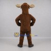 Custom Brown and Tan Moose Mascot Costume Adult Full Body Suit for Wildlife Events Custom Brown and Tan Moose Mascot Costume Adult Full Body Suit for Wildlife Events