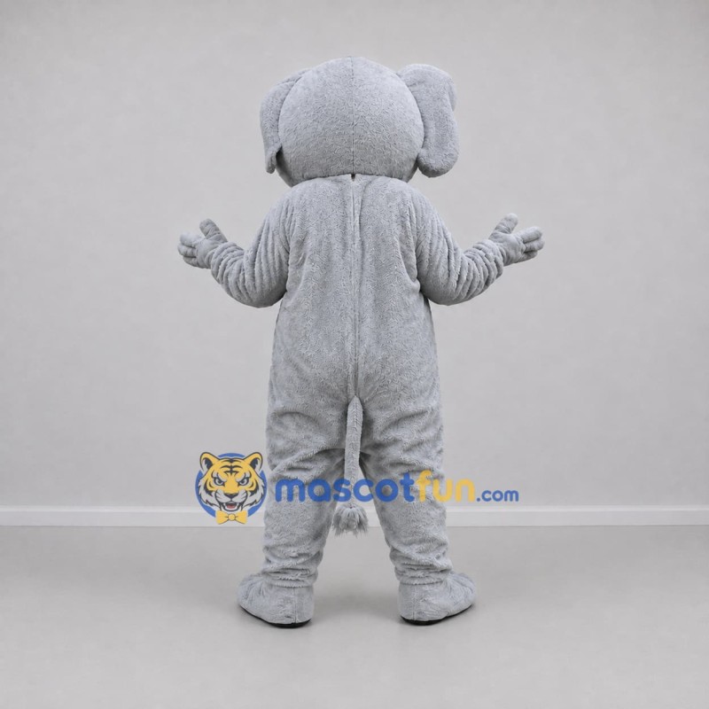 Custom Gray Elephant Mascot Costume Adult Full Body Suit for Wildlife Events Custom Gray Elephant Mascot Costume Adult Full Body Suit for Wildlife Events