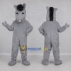Custom Gray Horse Mascot Costume Adult Full Body Suit for Equestrian Events Custom Gray Horse Mascot Costume Adult Full Body Suit for Equestrian Events