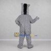 Custom Gray Horse Mascot Costume Adult Full Body Suit for Equestrian Events Custom Gray Horse Mascot Costume Adult Full Body Suit for Equestrian Events