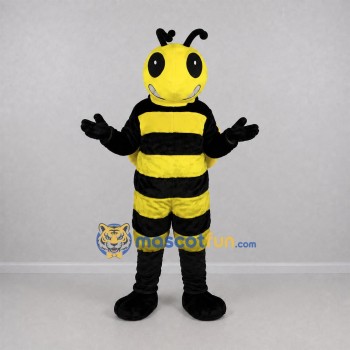 Custom Yellow and Black Bee Mascot Costume Adult Full Body Suit for Garden Events Custom Yellow and Black Bee Mascot Costume Adult Full Body Suit for Garden Events