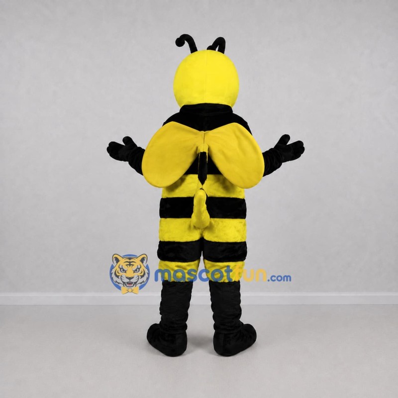 Custom Yellow and Black Bee Mascot Costume Adult Full Body Suit for Garden Events Custom Yellow and Black Bee Mascot Costume Adult Full Body Suit for Garden Events