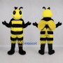 Custom Yellow and Black Bee Mascot Costume Adult Full Body Suit for Garden Events