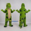 Custom Green and Tan Dinosaur Mascot Costume Adult Full Body Suit for Dinosaur Parties Custom Green and Tan Dinosaur Mascot Costume Adult Full Body Suit for Dinosaur Parties