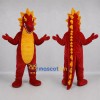 Custom Red and Yellow Dragon Mascot Costume Adult Full Body Suit for Fantasy Events