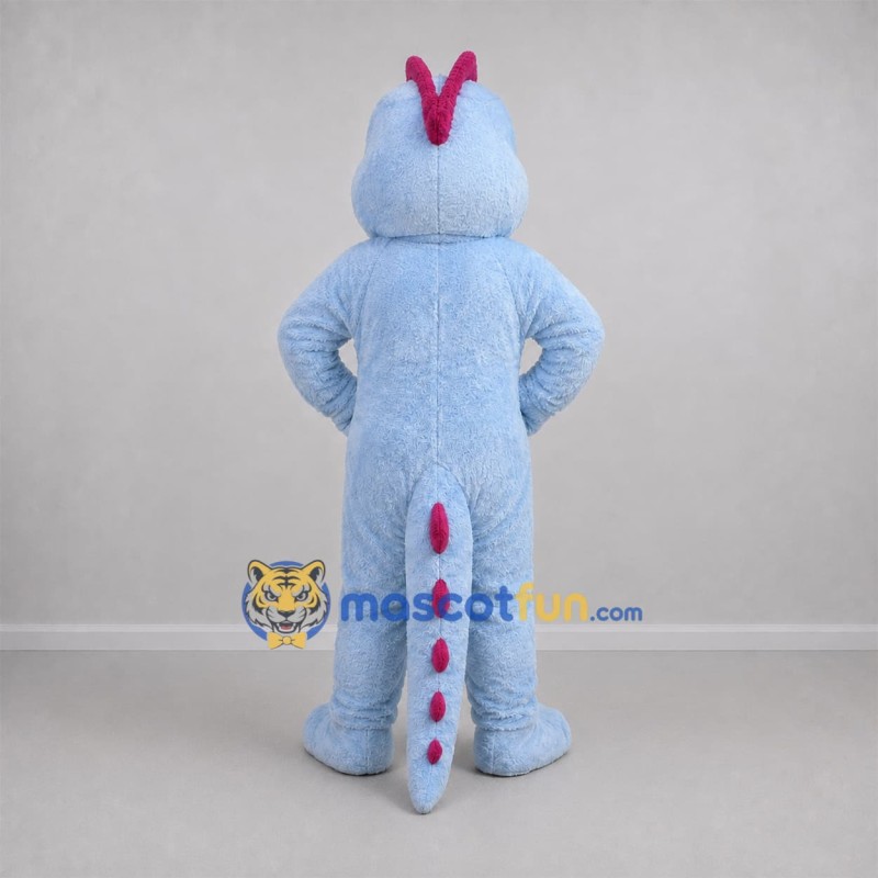 Custom Light Blue and Mint Green Dinosaur Mascot Costume Adult Full Body Suit for Dinosaur Parties Custom Light Blue and Mint Green Dinosaur Mascot Costume Adult Full Body Suit for Dinosaur Parties