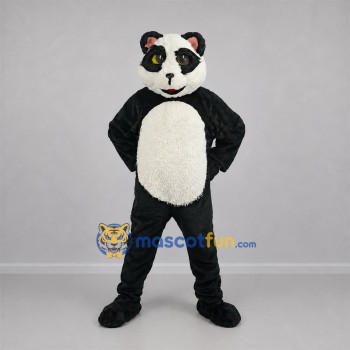 Custom Black and White Panda Mascot Costume Adult Full Body Suit for Wildlife Events Custom Black and White Panda Mascot Costume Adult Full Body Suit for Wildlife Events