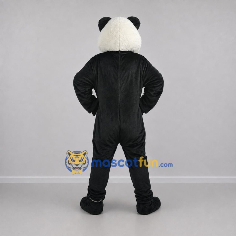 Custom Black and White Panda Mascot Costume Adult Full Body Suit for Wildlife Events Custom Black and White Panda Mascot Costume Adult Full Body Suit for Wildlife Events