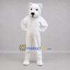 Custom White Polar Bear Mascot Costume Adult Full Body Suit for Winter Events Custom White Polar Bear Mascot Costume Adult Full Body Suit for Winter Events