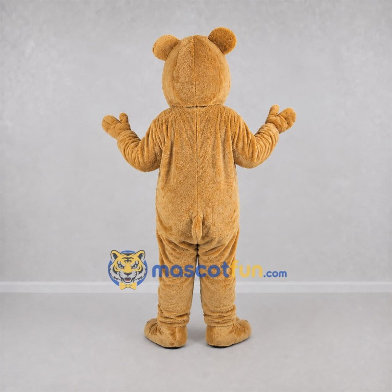 Custom Tan Teddy Bear Mascot Costume Adult Full Body Suit for Birthday Parties Custom Tan Teddy Bear Mascot Costume Adult Full Body Suit for Birthday Parties
