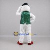 Custom White and Green Snowman Mascot Costume Adult Full Body Suit for Christmas Events Custom White and Green Snowman Mascot Costume Adult Full Body Suit for Christmas Events