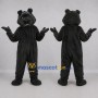 Custom Black Bear Mascot Costume Adult Full Body Suit for Wildlife Events