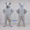 Custom Gray Mouse Mascot Costume Adult Full Body Suit for School Events Custom Gray Mouse Mascot Costume Adult Full Body Suit for School Events