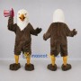 Custom Brown and White Bald Eagle Mascot Costume Adult Full Body Suit for Patriotic Events